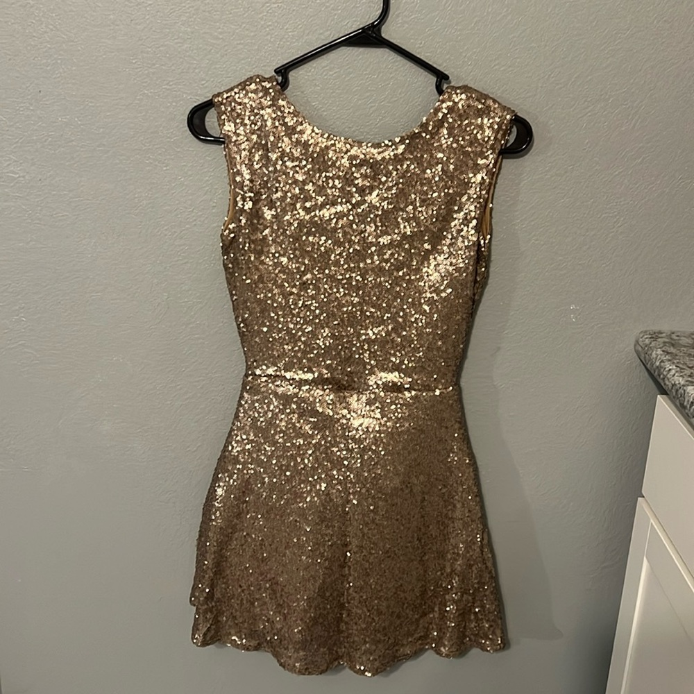 Gold Sequence dress